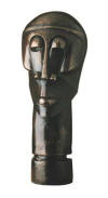DUMILE "Head" , 1971 - bronze (6 cast), 52cm H, not all casts were numbered or signed, cast by Fiorini, London between 1972 and 1975
