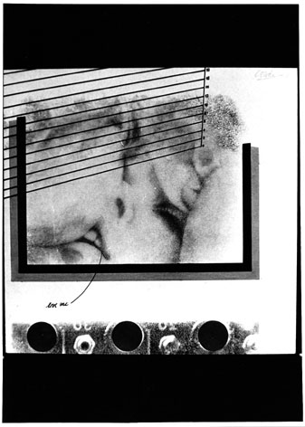 "Love me" - one of Maximilian CONDULA's works exhibited at Gallery 101 Johannesburg in 1971