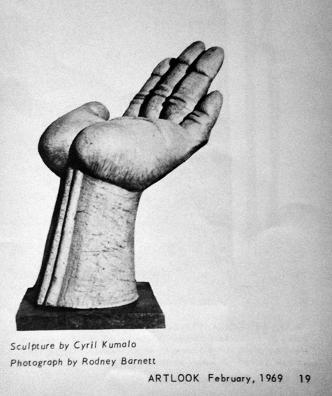 Cyril KUMALO - ARTLOOK 27, Johannesburg, 1969 (February), p.19 ("On sculpture by Chris Bell", ill.)