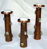Tessa Fleischer - candlesticks in copper from the 70s