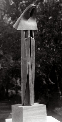 George Jaholkowski "Nun" , 1962 - sheet copper - 23" H - GJ 091 - Priv. Coll. Toronto, Canada