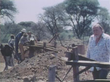 Gordon Vorster in 1979 at the diamond diggings
