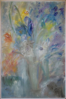 Heidi HERZOG "Spring", April 1966 - oil on canvas - 77 x 52 cm