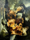 Otto KLAR "Composition - Creative Impulse", 1959 - oil/board - 62x31cm - Coll. Durban Art Gallery - acq. no. DAG 1388