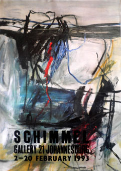 Exhibition Poster - Fred Schimmel at Gallery 21, Johannesburg - 1993