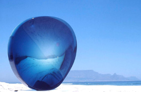 Alan RAPHAEL "Countdown" by Alan Raphael - view from Bloubergstrand onto Cape Town, 1973