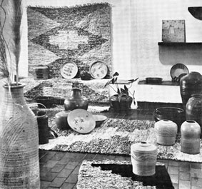 Esias Bosch stoneware on exhibition at Gallery 101 Johannesburg early 1972