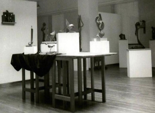 George JAHOLKOWSKI Installation view - Queens Hall Art Gallery, Johannesburg - October, 1960