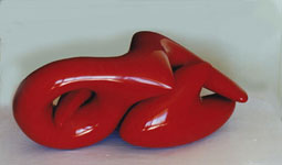 Patrick Owen WILSON "Figure at rest" sculpture in polyester resin exhibited at AGNSW (finalist in Wynne Art Prize Competition, 1999)